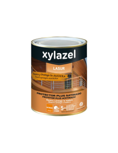 XYLAZEL LASUR PLUS DECORA SATINADO  B. 375 CASTAÑO
