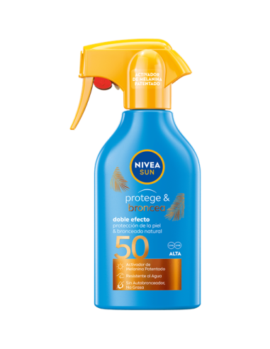BRONCEADOR NIVEA PISTOLA 270 ml F50 PROTEGE -...