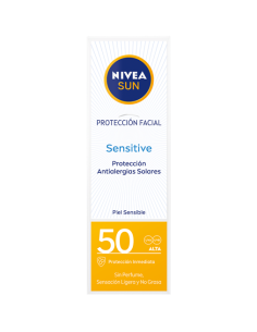 BRONCEADOR NIVEA TB. 50 F-50 FACIAL SENSITIVE
