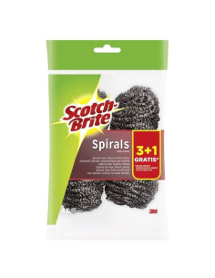 ESTROPAJO ACERO SCOTCH BRITE BOLSA  3  1 uds 2
