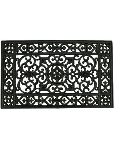 TAPETE RETANGULAR TOLEDO 45X75 BORRACHA E PVC