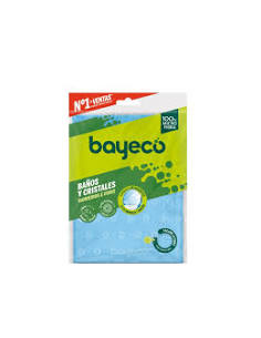 BAYETA BAÑOS Y CRISTALES 40X40 100% MICROF. BAYECO 2