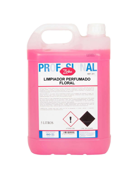 FREGASUELOS  ZORKA GARRAFA 5 L FLORAL