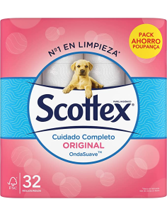 PAPEL HIGIENICO SCOTTEX PAQUETE  32 ROLLOS 2
