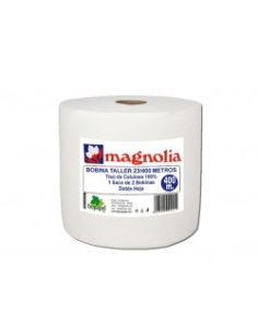 BOBINA TALLER 2 hojas MAGNOLIA 400 m  2 uds CELULOSA 2