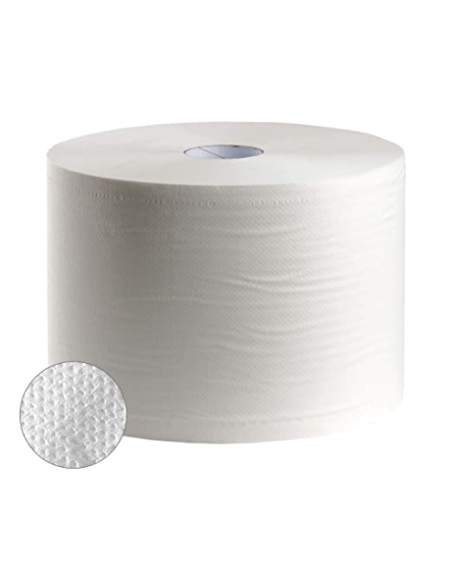 TOALLA CHEMINE 2 hojas 130m CON MANDRIL 6 uds