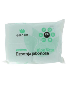 TOALLITA JABONOSA DE ESPUMAIMPREGNADA EN JABÓN CON ALOE... 2