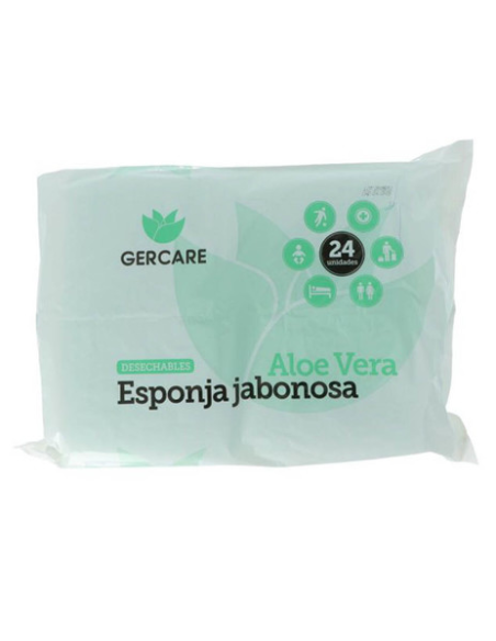 ESPONJA JABON GERCARE BOLSA 24 uds