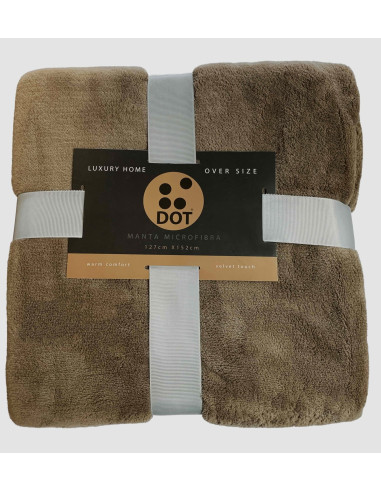 MANTA MICROFIBRA LISA 127 cm x 152 cm