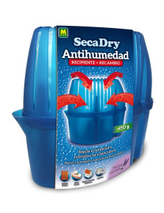 Recipiente Anti-humidade SecaDry e refil 450 gr grânulos 2