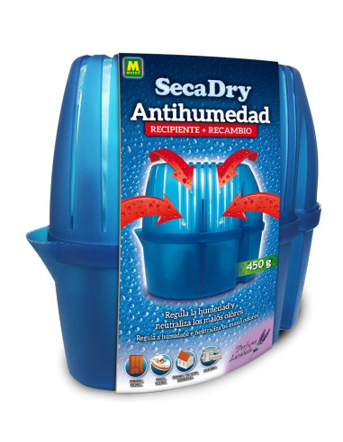 DESHUMIDIFICADOR SECA DRY ANTIHUMEDAD  450 grs...