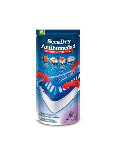 DESHUMIDIFICADOR SECA DRY RECAMBIO ANTIHUMEDAD 500 grs