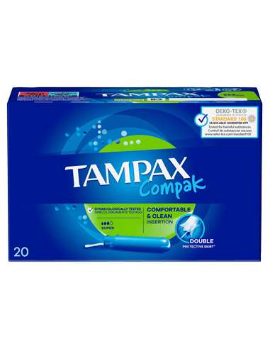 LOS TAMPONES TAMPAX COMPAK SUPER OFRECEN...