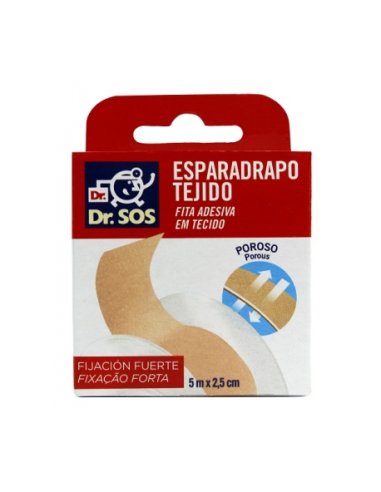 ESPARARADRAPO DR SOS  5 x 25 TEJIDO