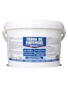 TIERRA DE DIATOMEAS CUBO 1 kg POLVO MICRONIZADO