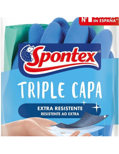GUANTES SPONTEX TRIPLE CAPA TALLA 9 XL