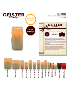 VELON LED PEQUEÑO BLANCO