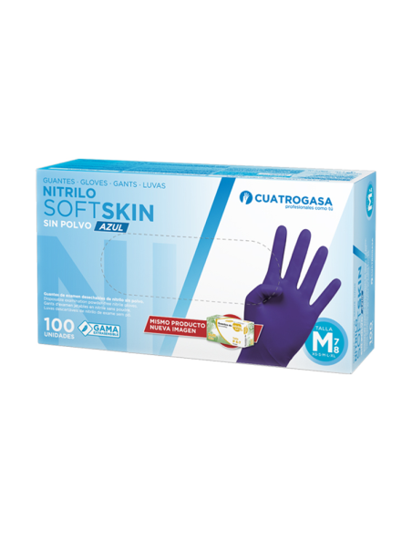 GUANTES NITRILO SOFT CAJA 100 uds GRANDE 8
