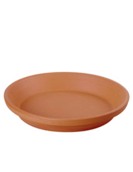PLATO BARRO MACETA FRANCACOR 26 cm NATURAL MAC. 2628 Y 30