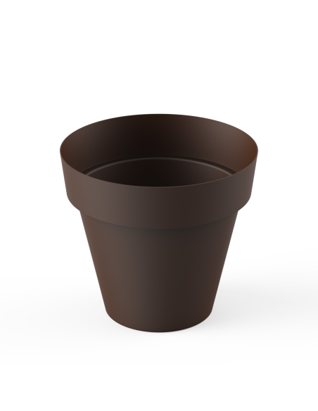 MACETA TES 26 cm BRONCE