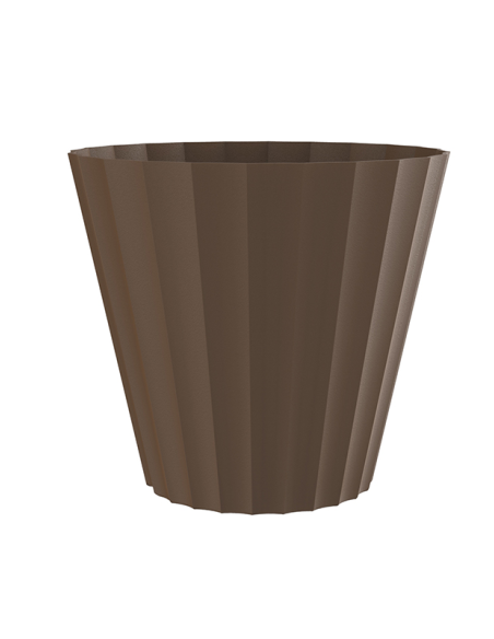 MACETA DORIC 26 cm BRONCE