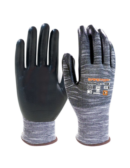GUANTES SAFE TOP NITRISOL 155B TALLA 09