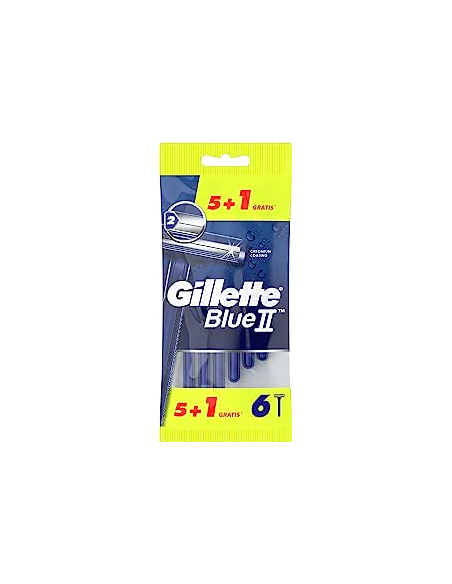 MAQUINILLA AFEITAR BLUE-II BLISTER 51 DESECHABLE