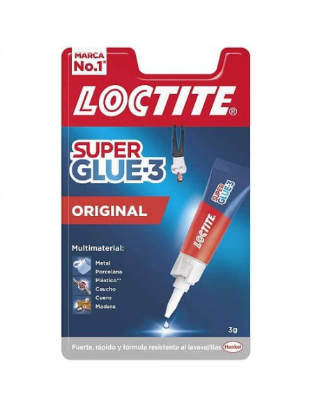 PEGAMENTO Loctite SuperGlue-3 Original Bl 3 GR