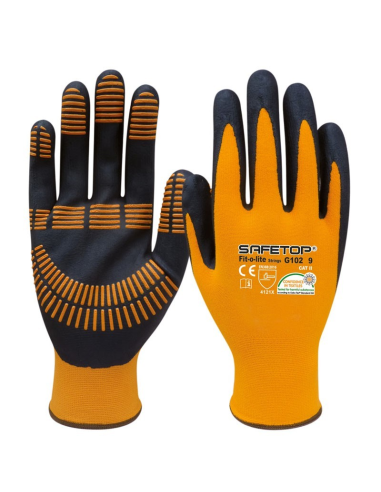 GUANTES SAFE TOP NITRILO-LYCRA G102 TALLA 09...
