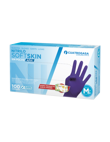 GUANTES NITRILO SOFT CAJA 100 uds EXTRA GRANDE 9