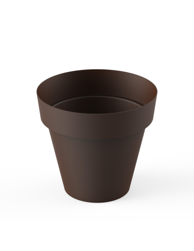 MACETA TES 26 cm BRONCE