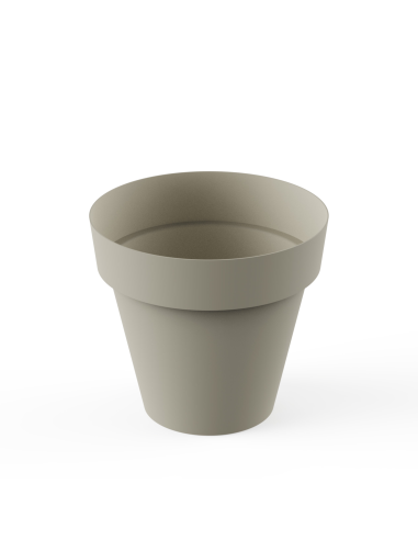 MACETA TES 18 cm ECRU