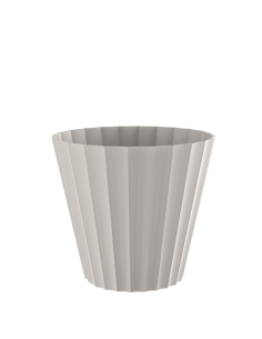 MACETA DORIC 22 cm ECRU 2