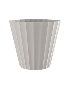MACETA DORIC 26 cm ECRU 2