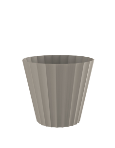 MACETA DORIC 22 cm TAUPE 2