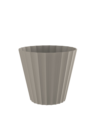 MACETA DORIC 22 cm TAUPE