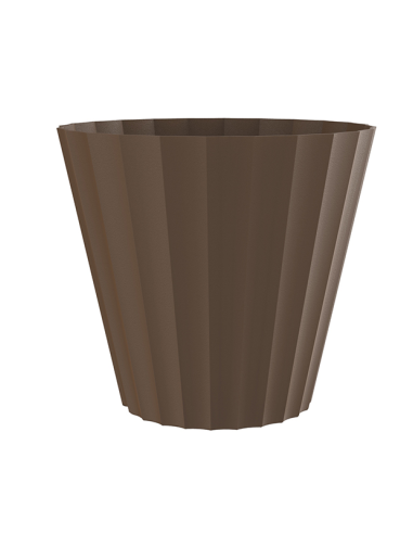 MACETA DORIC 26 cm BRONCE