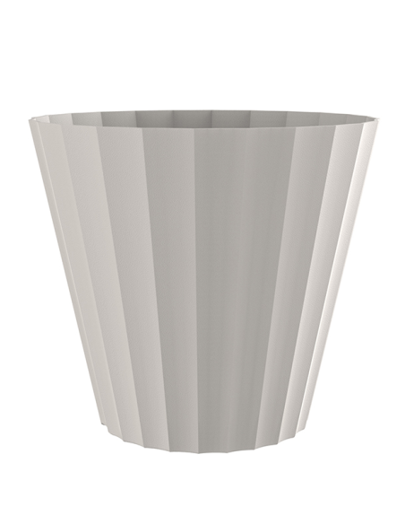 MACETA DORIC 32 cm ECRU