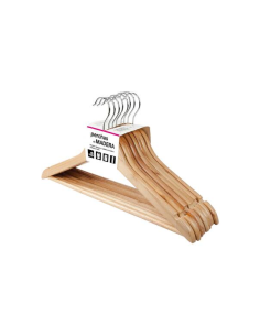 PERCHA MADERA BLANCA LOTE 8 uds ROZENBAL 2