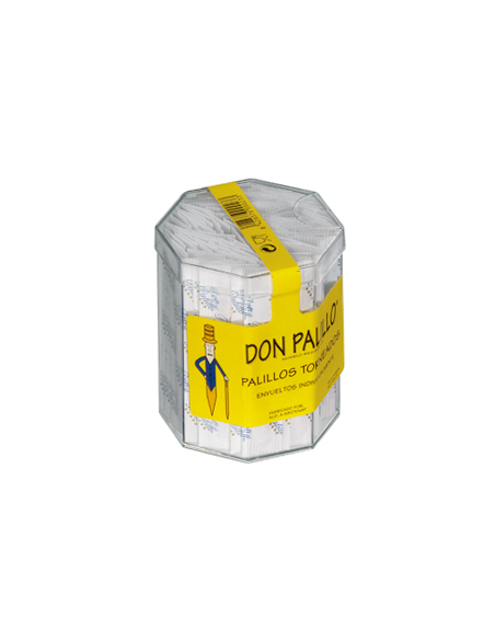 PALILLO REDONDO CON FUNDA BOTE OCTOGONAL 100 uds. Expositor 12