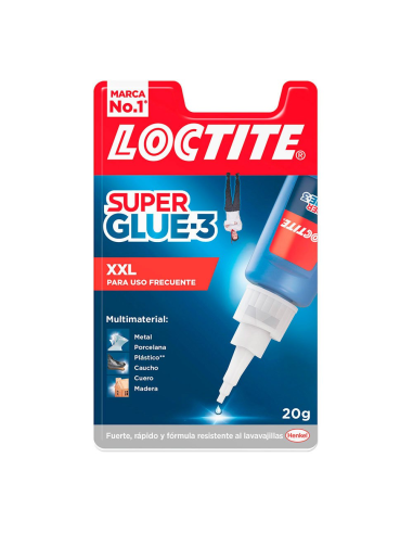 PEGAMENTO Loctite SuperGlue-3 XXL 20g