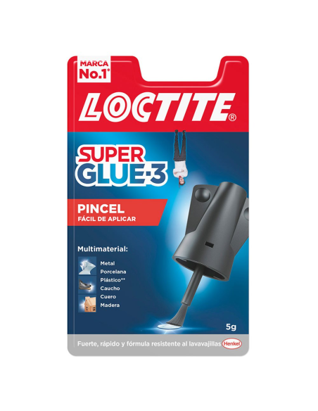 PEGAMENTO Loctite SuperGlue-3 Pincel Bl 5 GR