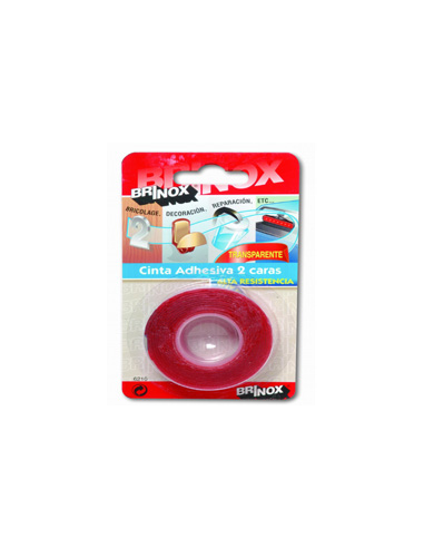 FITA DUPLA FACE 6210 15X19 VERMELHO