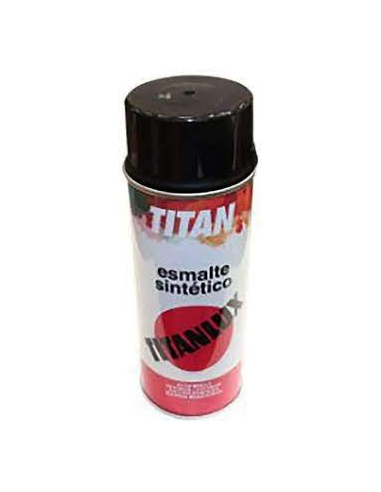 SPRAY  TITANLUX  ESMALTE SINTETICO SATINADO 400 ml N. 1401 NEGRO